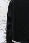 ARCHIVIO J.M.Ribot crew neck single-breasted jacket Handmade AJM-W25/ML-HEI Black